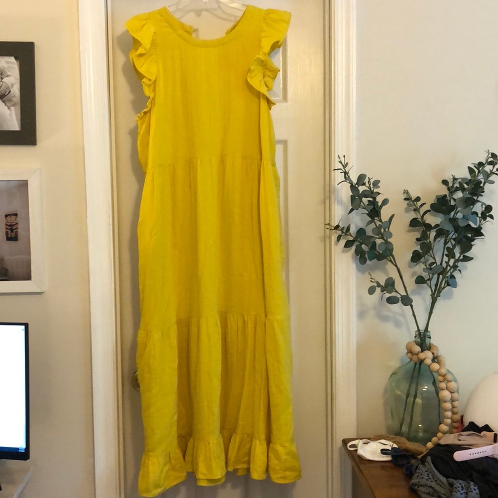 Universal Thread Yellow Maxi Dress XL